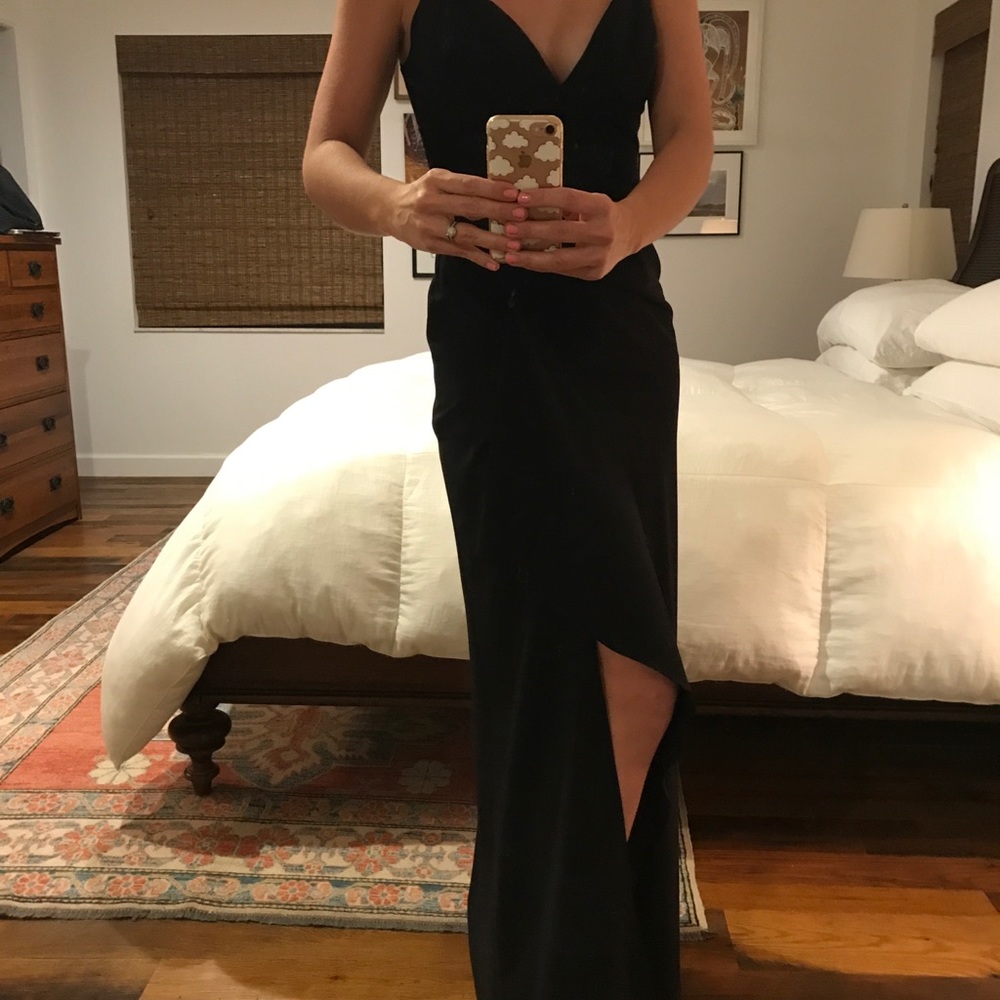 Like New BCBG Black Gown Size 4